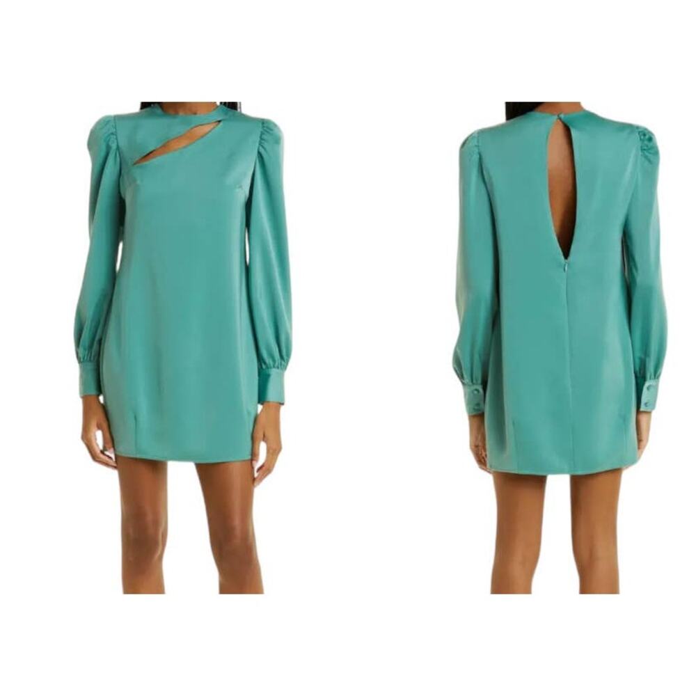 Kimberly Goldson dress Belle cutout long sleeve minidress Small S